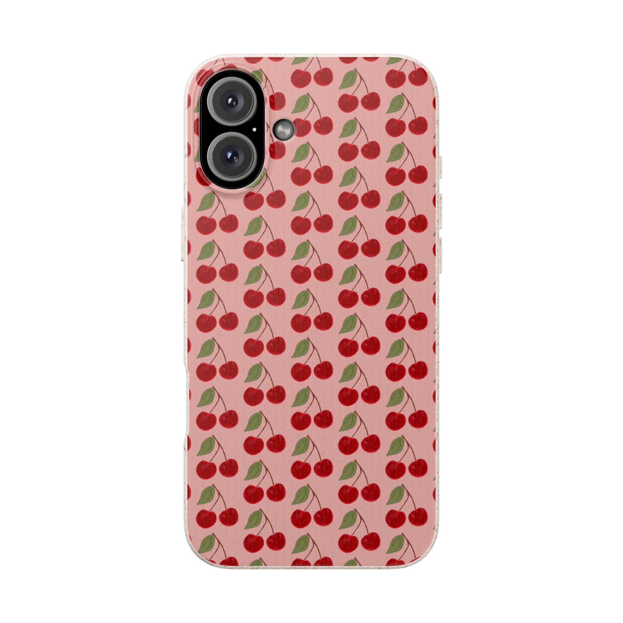 Biodegradable Cherry Pattern Phone Case