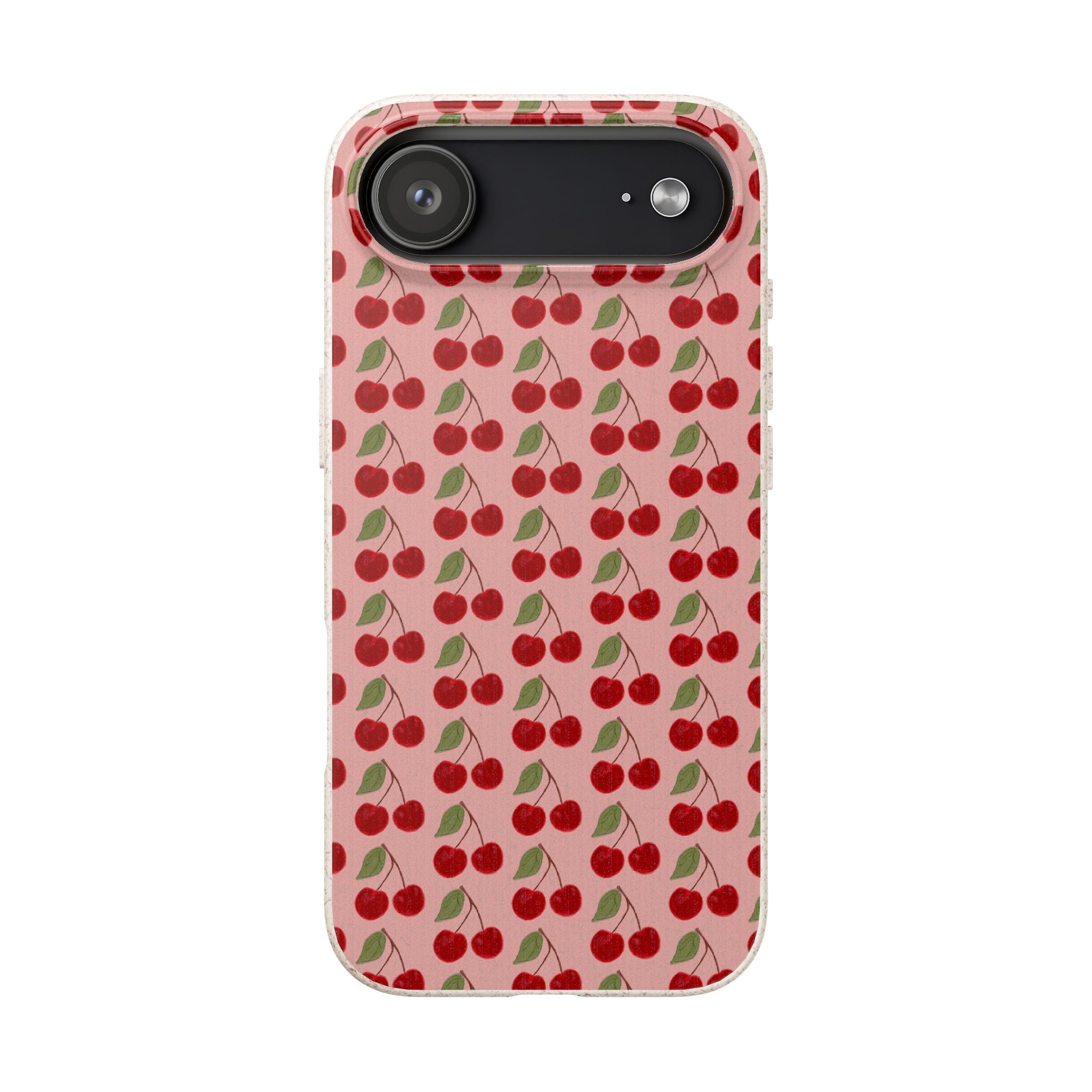 Biodegradable Cherry Pattern Phone Case