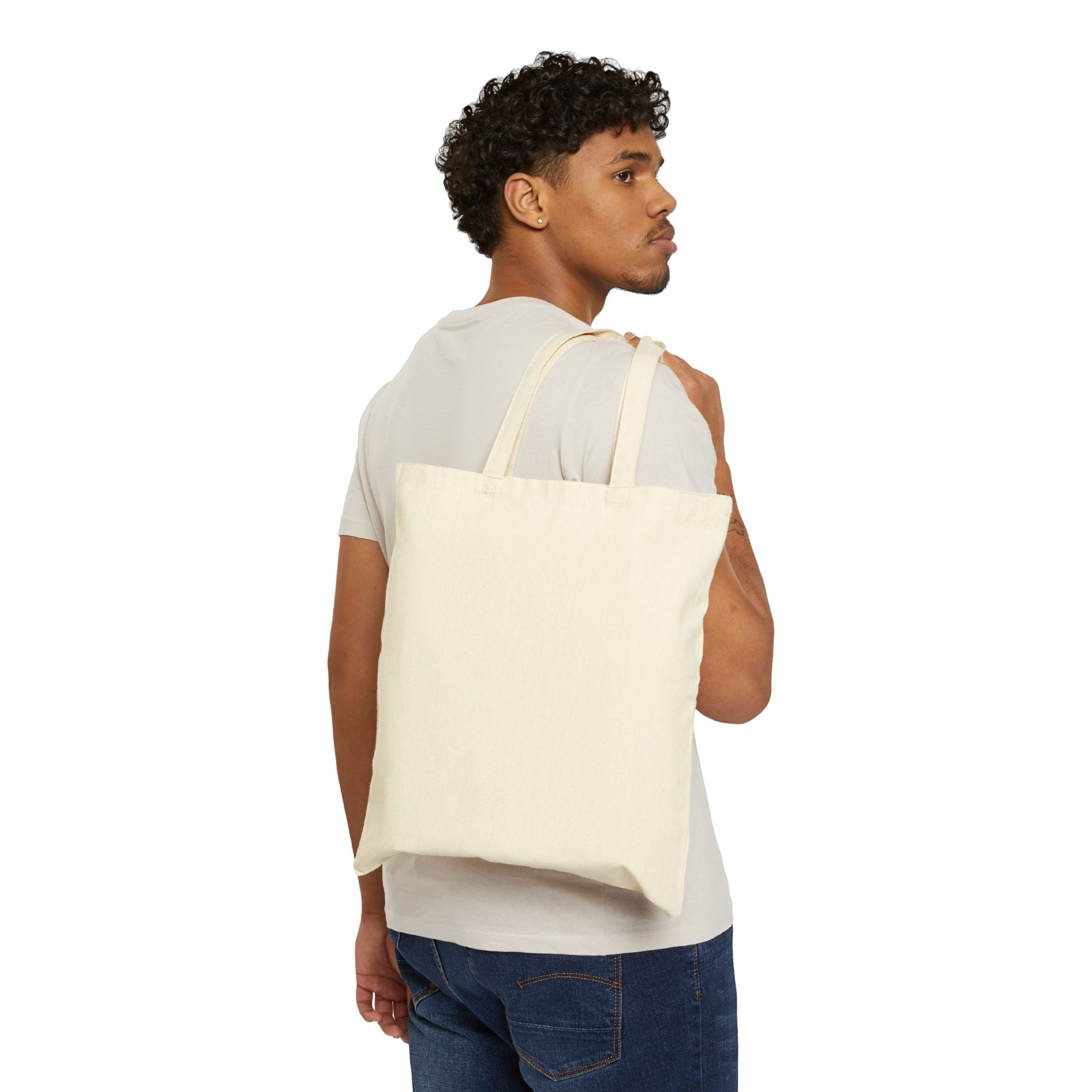 Vintage Tarot Card Canvas Tote Bag – Boho Mystic Reusable Shopper