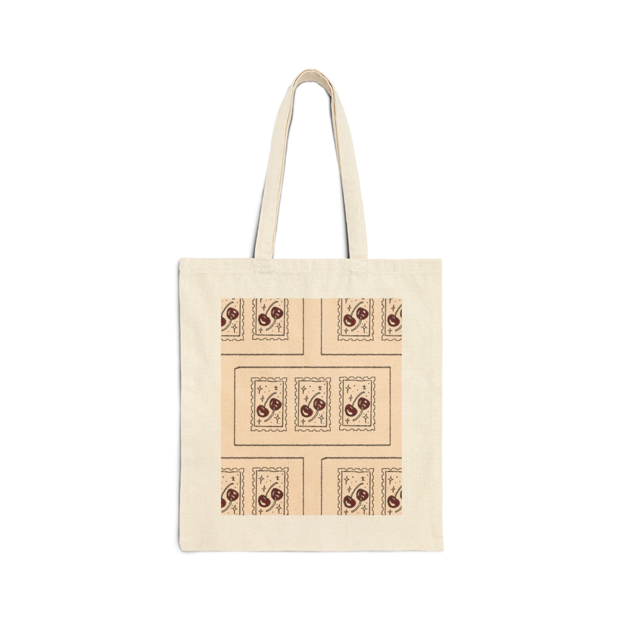 Vintage Tarot Card Canvas Tote Bag – Boho Mystic Reusable Shopper